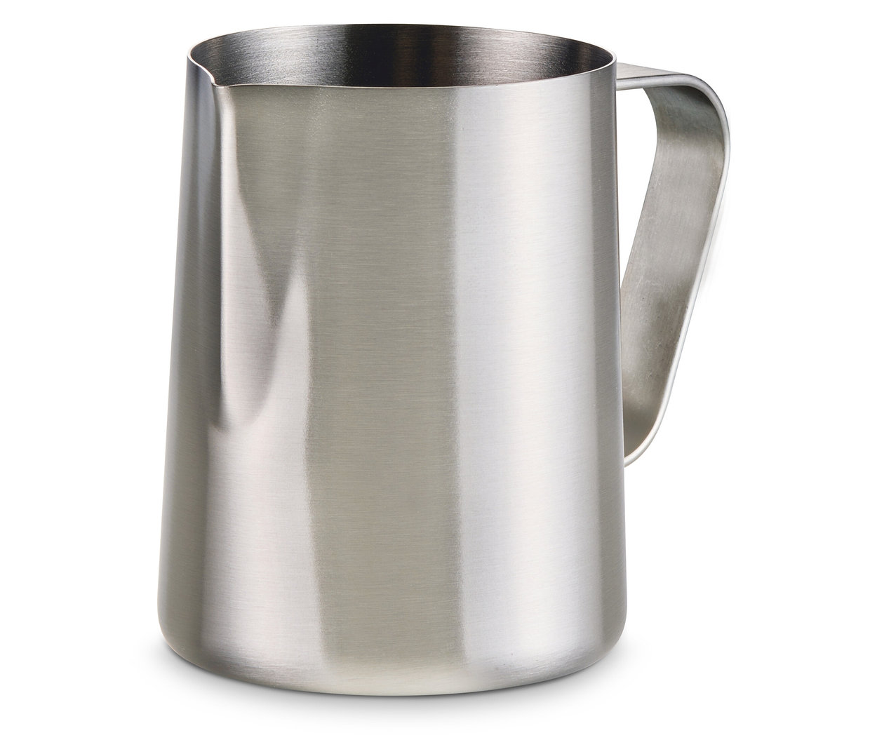 Milchkännchen aus Edelstahl mit einem Fassungsvermögen von 300 ml.