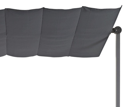 Leco Sonnendach, 400 x 250 cm, anthrazit.