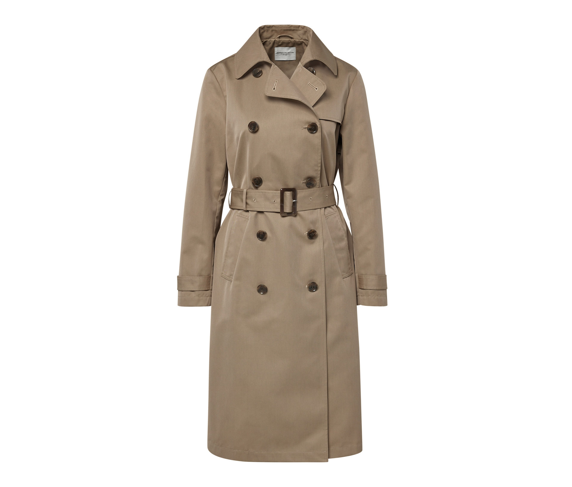 Trenchcoat - Damen - Gr. 44 - beige - beige
