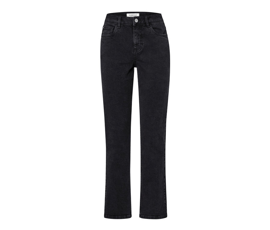 Schwarze Straight-Denim »Fit Juna«.