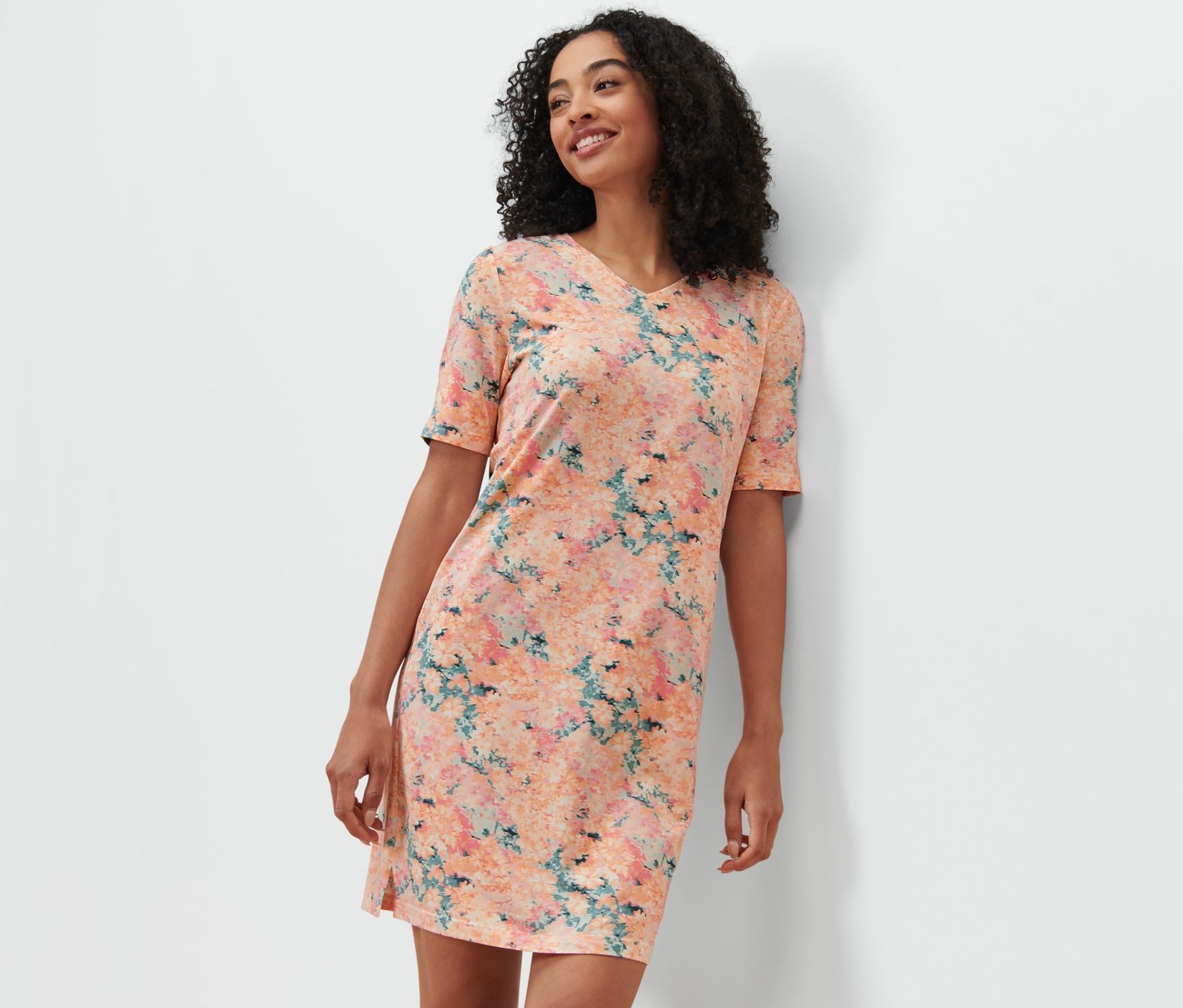 Thumbnail - Tchibo - Nachthemd - Damen - Gr. S - apricot