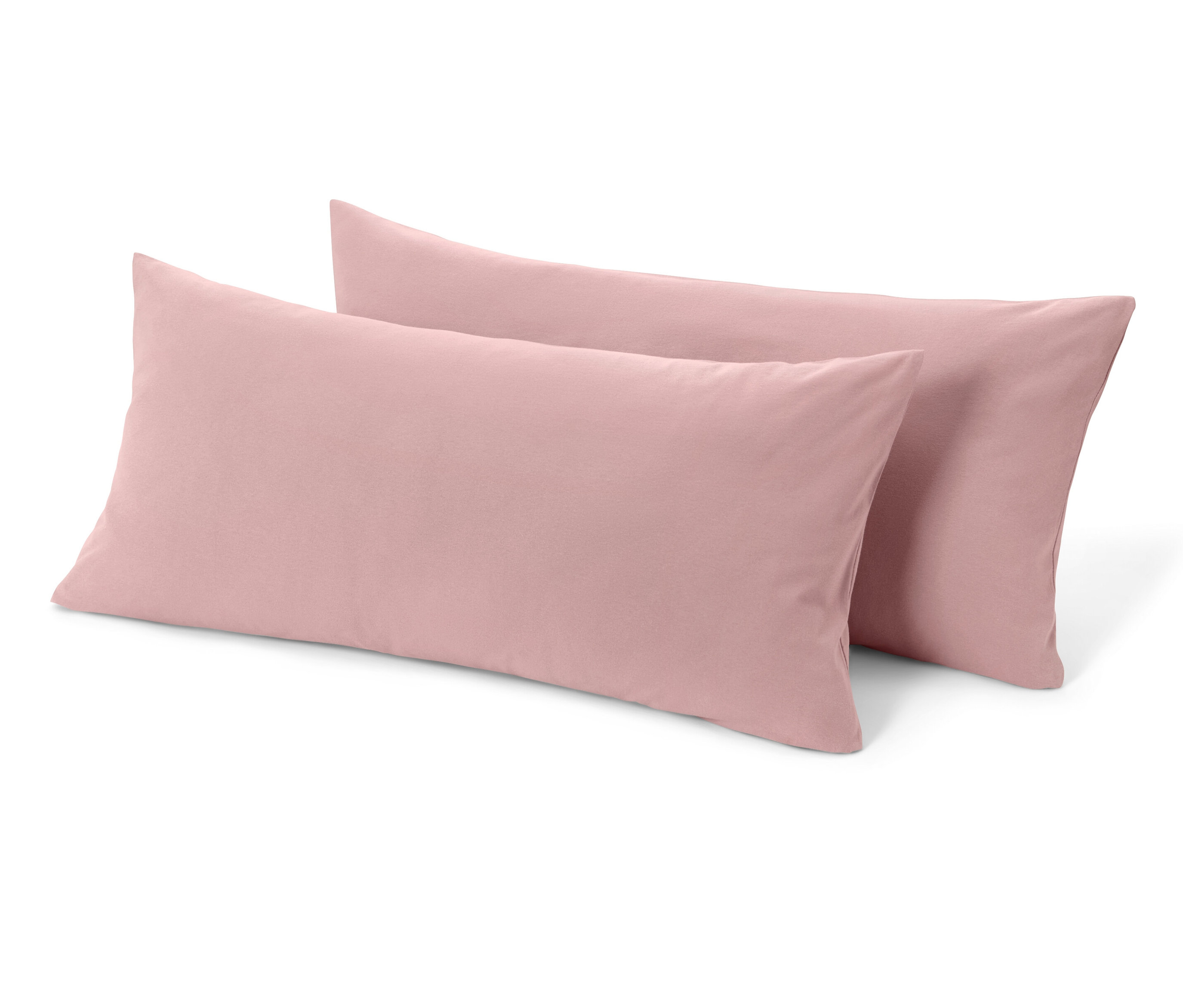 Tchibo - 2 Jersey-Kopfkissenbezüge - rosé