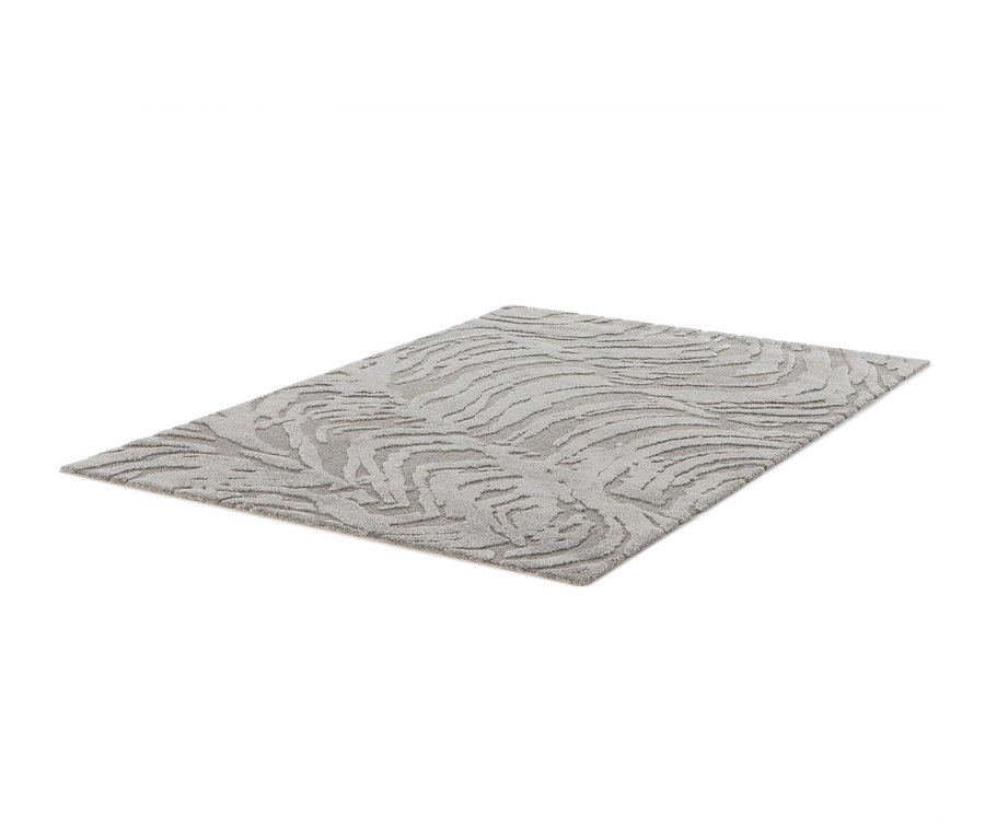 Grauer Teppich »Cosmo «Waves, ca. 160 x 230 cm.