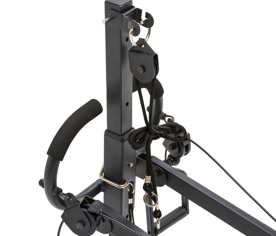 Detailaufnahme des schwarzen Christopeit Total Exerciser »TE 1000«.
