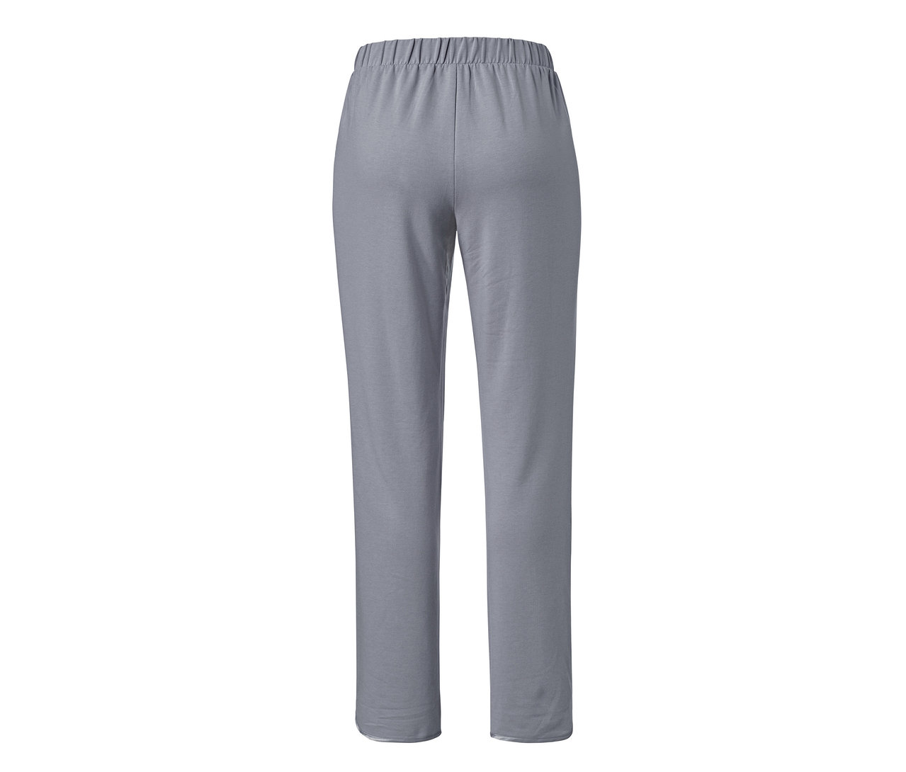 Detailaufnahme einer grauen Loungewear-Hose.