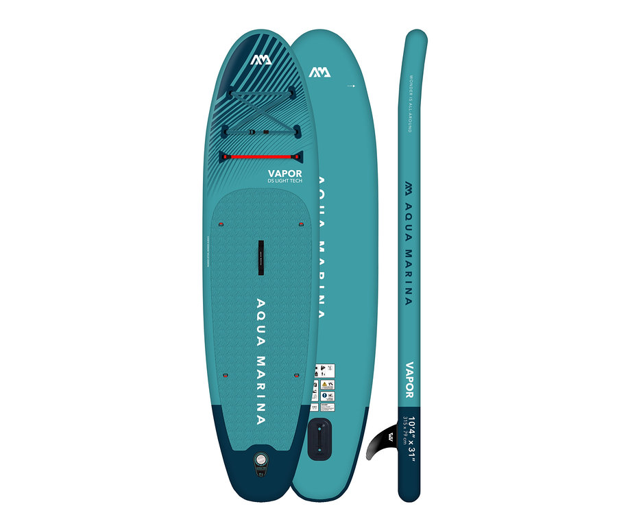 Zwei Aqua Marina SUP Boards »Vapor« 10’4″ und ein Paddel.