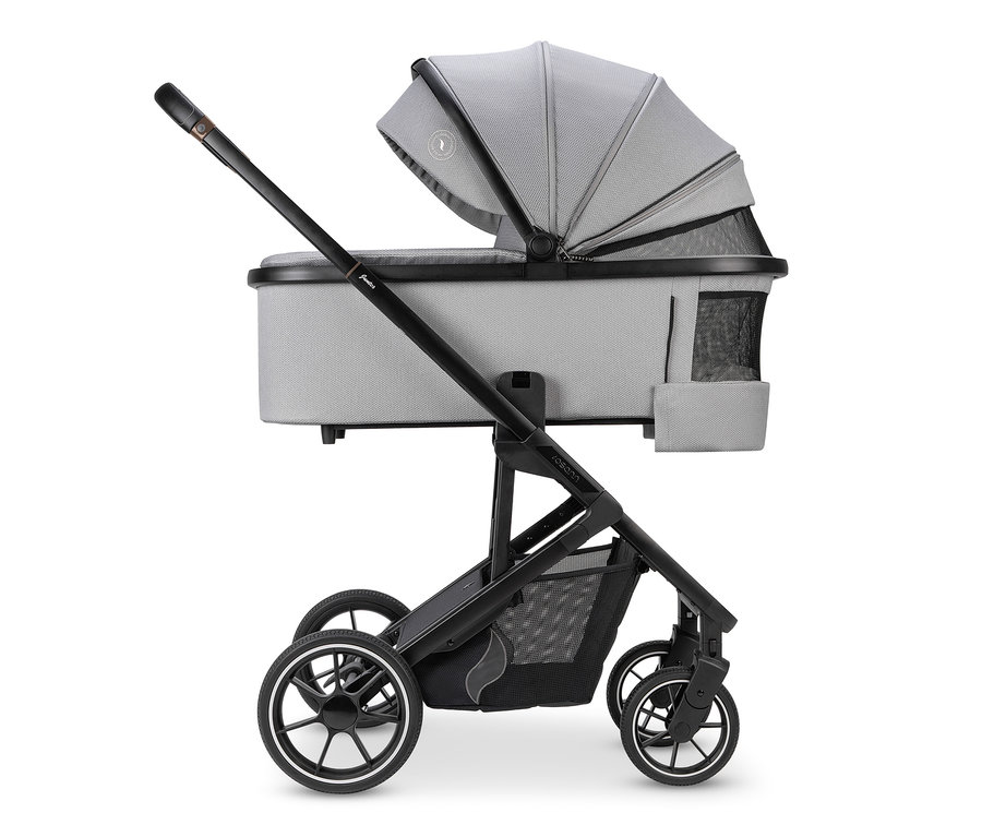 Grauer Osann Kombi-Kinderwagen Juntos.