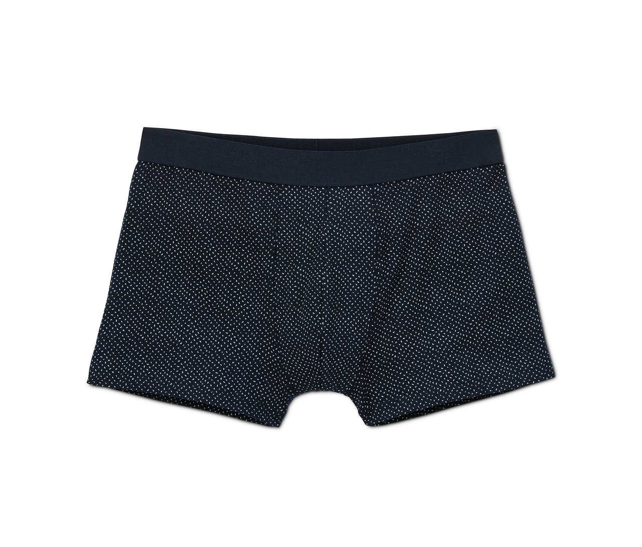 Eine einzelne dunkelblaue 5 Slipboxer liegt auf einem weißen Hintergrund.