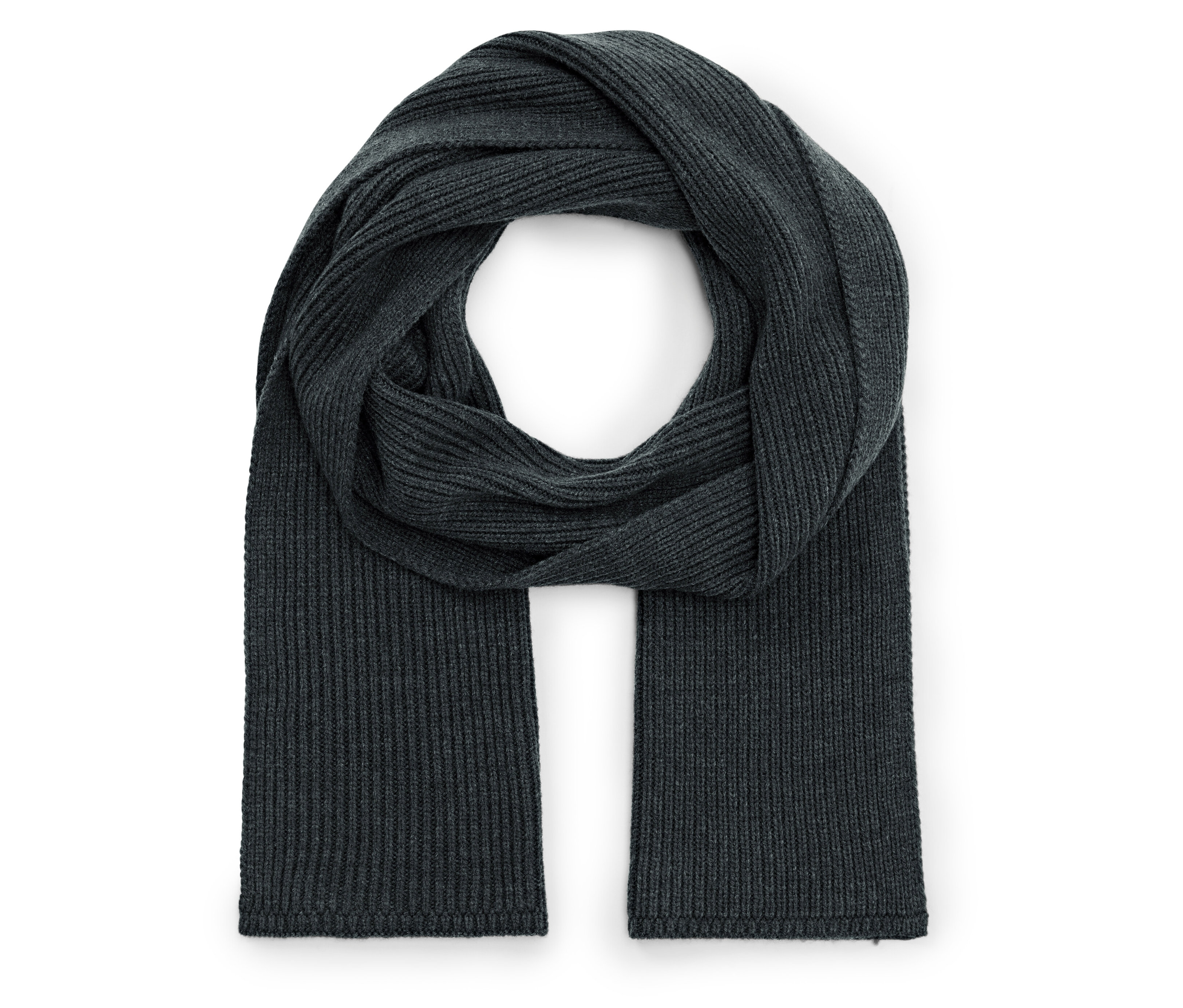 Tchibo - Strickschal - anthrazit