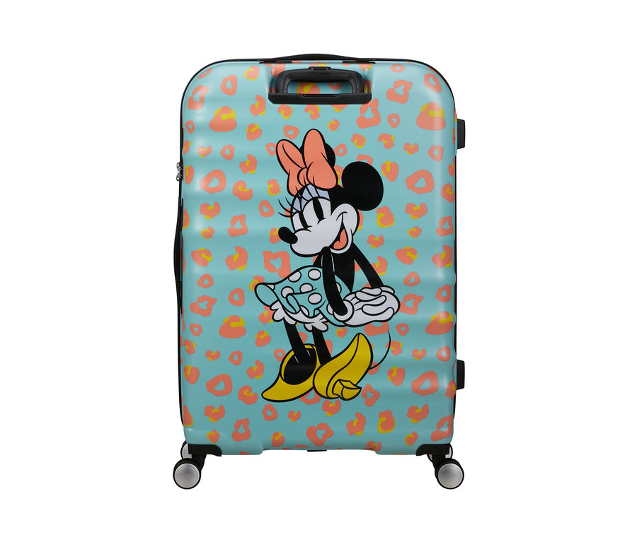 Grosser American Tourister Wavebreaker »Minnie Mouse« Koffer mit Minnie Maus Motiv.