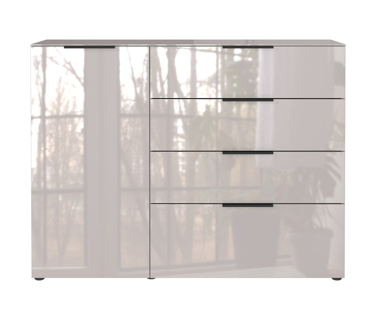 Ein Sideboard »Oakland« mit 4 Schubladen in Kaschmir.