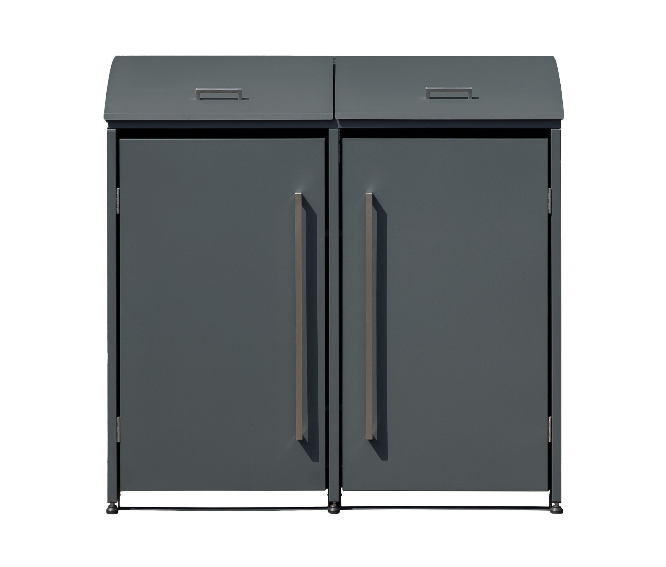 Westmann Mülltonnenbox Moderna 2   2x 240 L Anthrazit 83x139x135cm