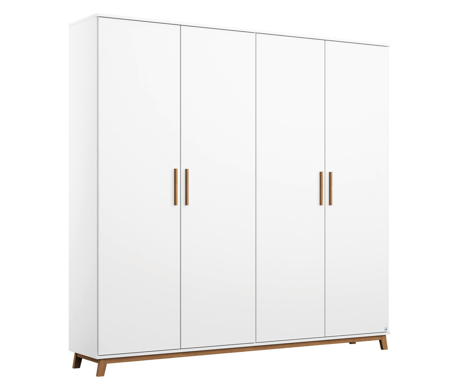 rauch Kleiderschrank »Carlsson« mit Drehtüren - 181x53x203cm - braun -