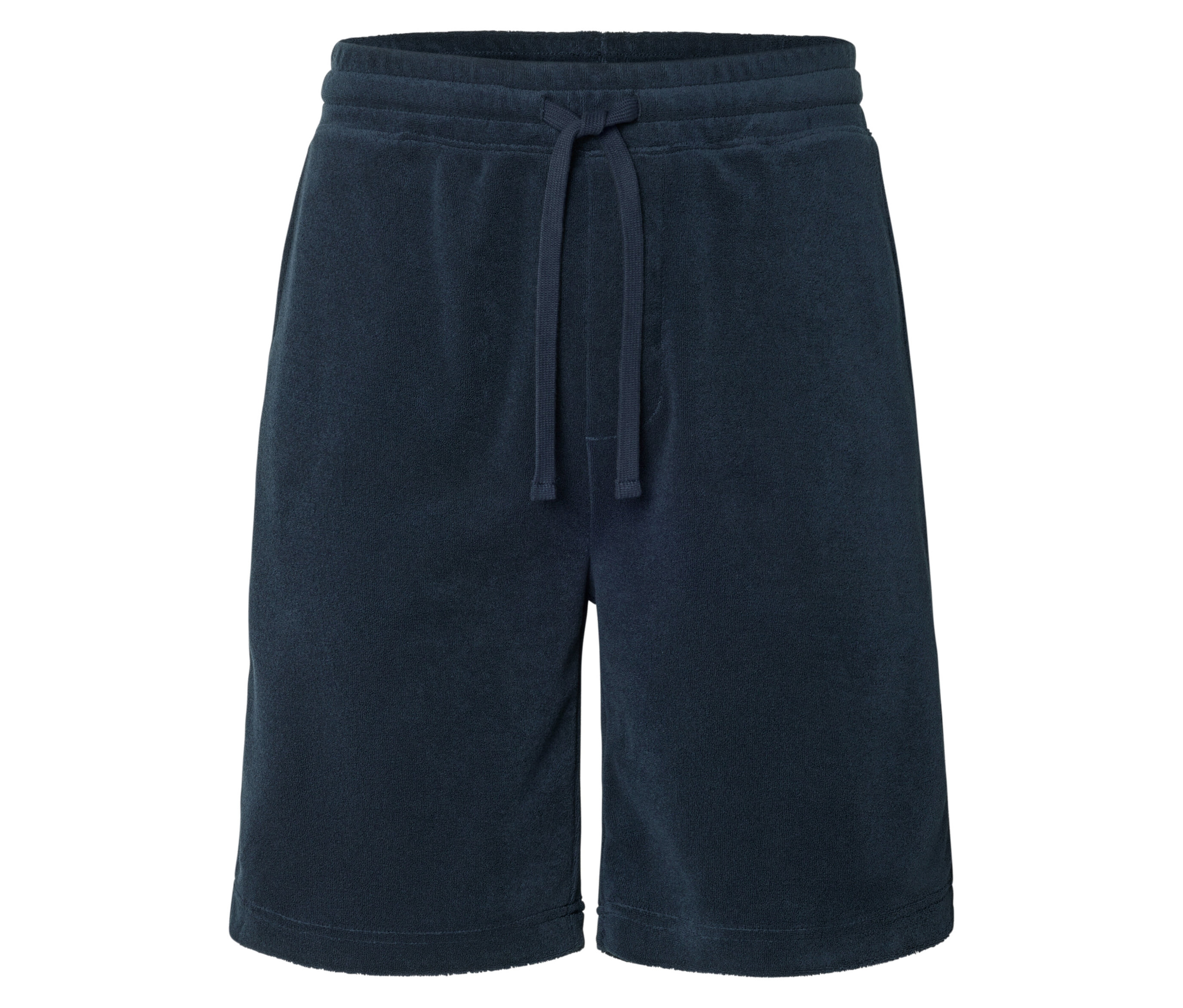 Frottee-Shorts - Herren - Gr. M - dunkelblau - dunkelblau
