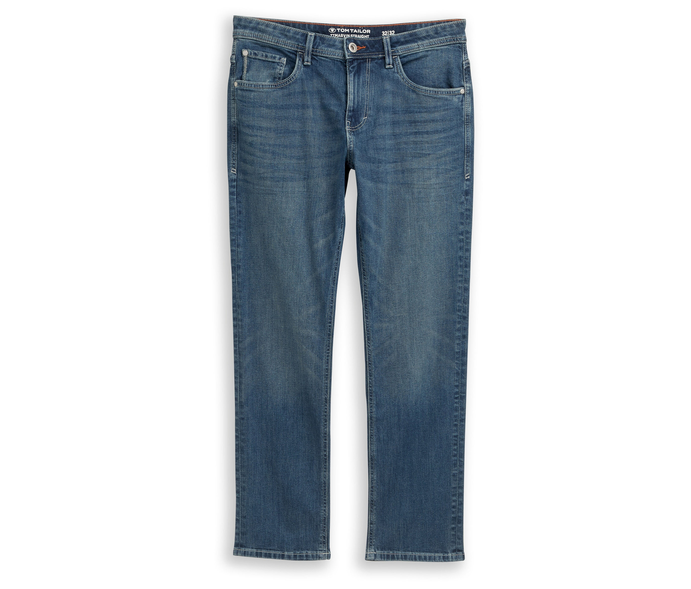 TT Marvin Straight Jeans mit Stretch - Herren - Gr. 32/32 - dunkelblau - dunkelblau