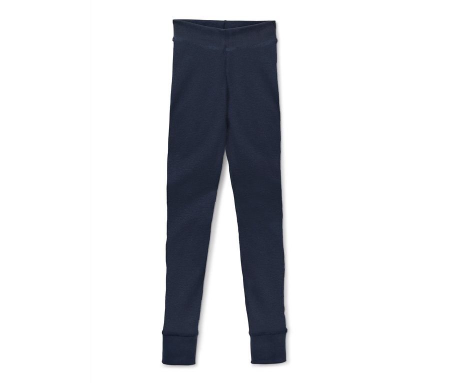 Eine dunkelblaue, lange Unterhose, 2 Stk.