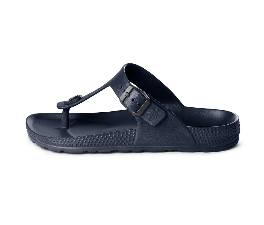 Nahaufnahme eines blauen Zehengreifers.