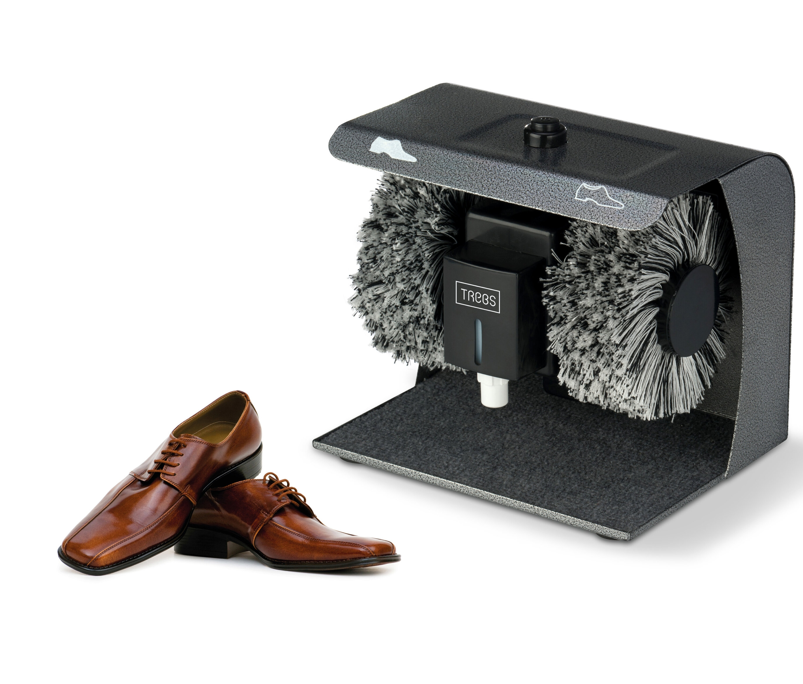 Trebs Schuhputzmaschine - schwarz