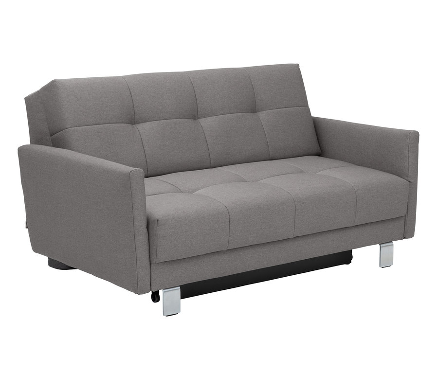 Graues Schlafsofa "Vincent 140".