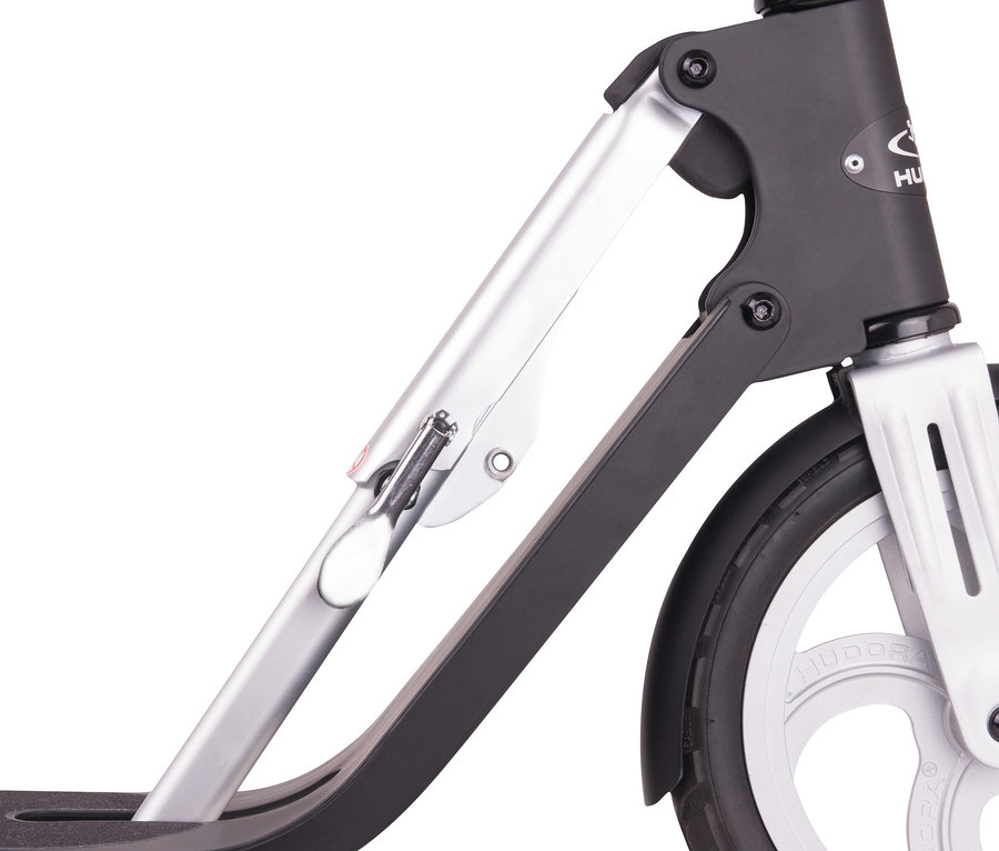 Detailansicht des Klappmechanismus vom HUDORA-Scooter »BigWheel®« Air 230.