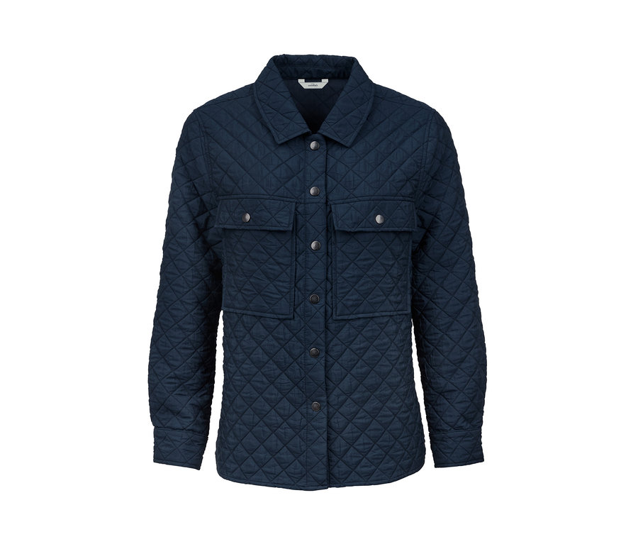 Gestepptes Overshirt.