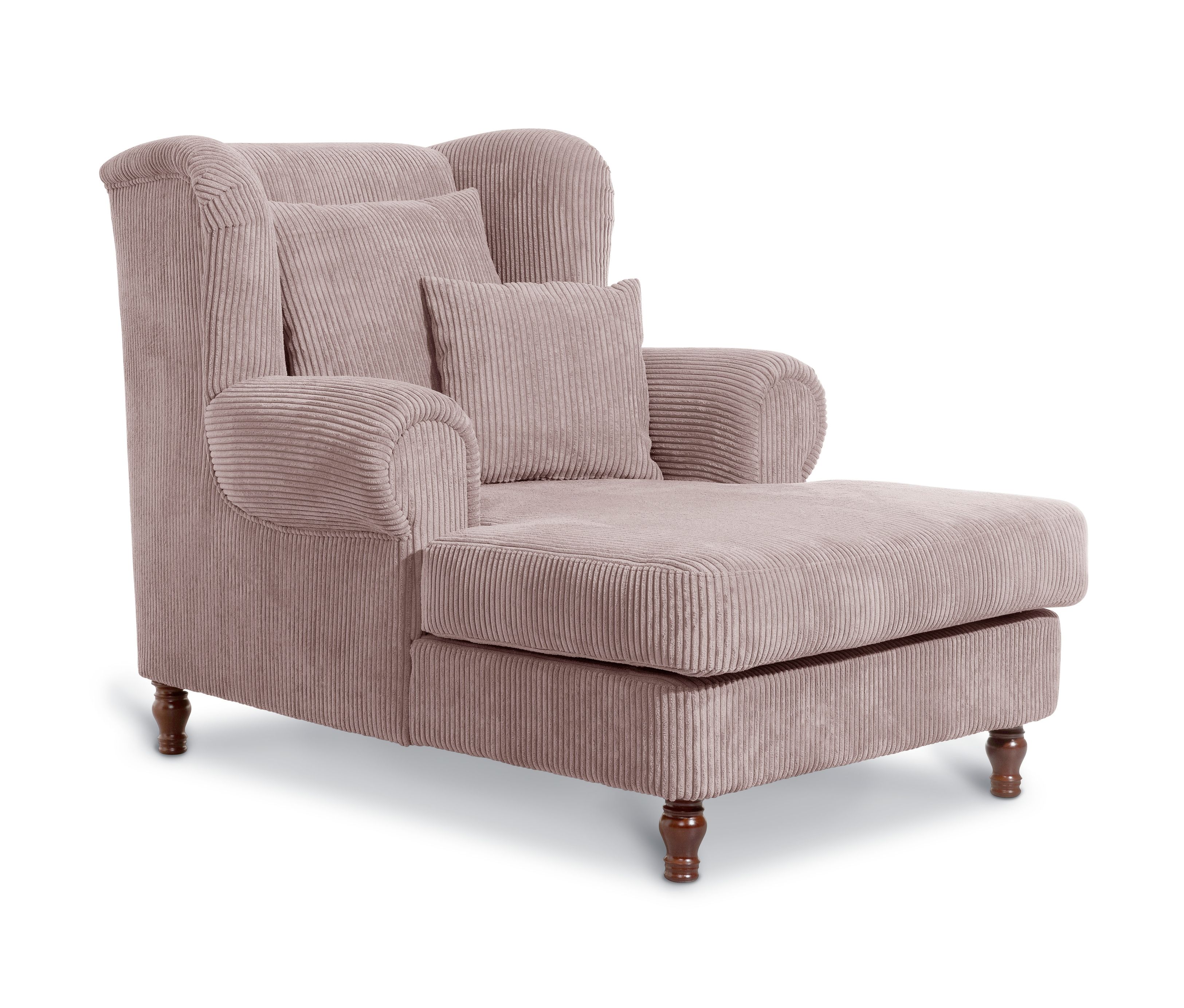 Tchibo - Big-Sessel »Madeleine« - 103x149x103cm - nussbaum - Polyester / Holz / Buchenholz