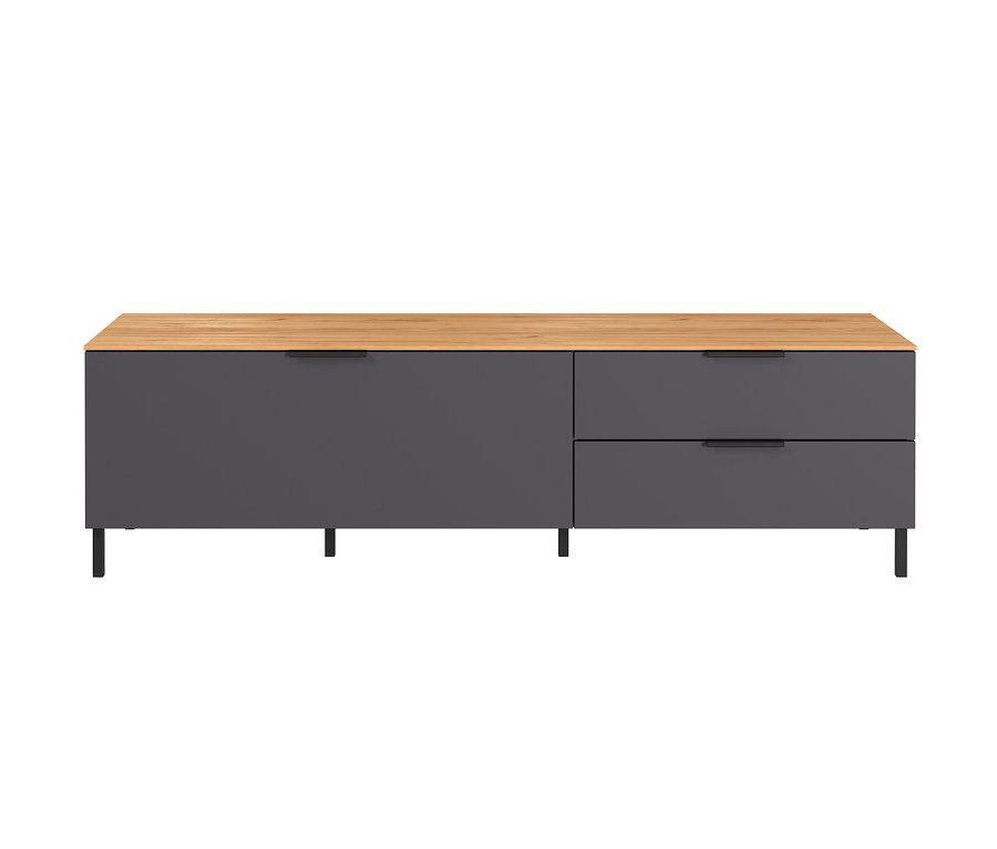 Ein graphitfarbenes Lowboard »CALIFORNIA«.