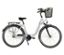 Detailansicht eines weißen HAWK Bikes Fahrrads City Wave Deluxe Plus.