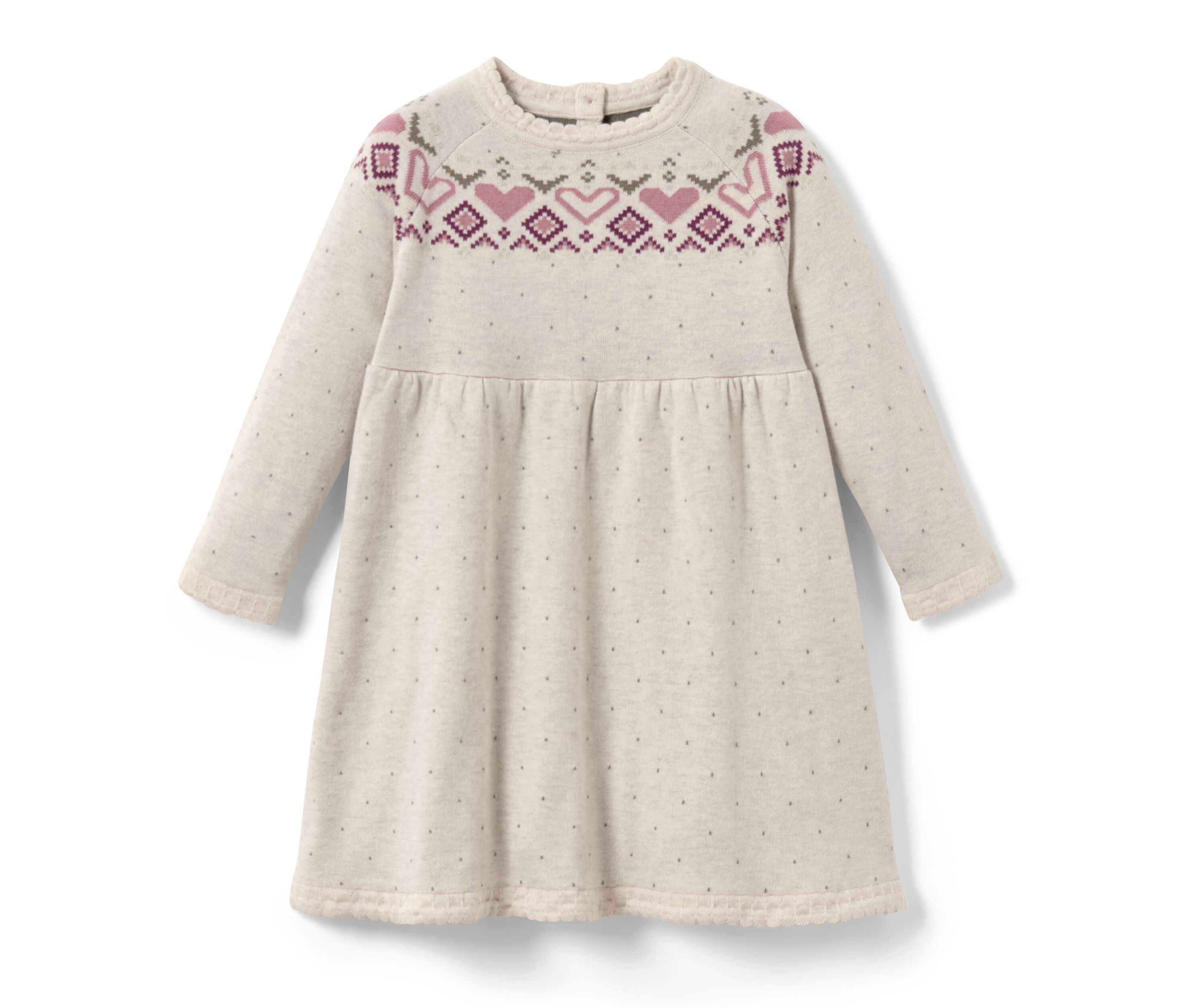 Tchibo - Kinder-Strick-Kleid - Baby - Gr. 74/80 - beige