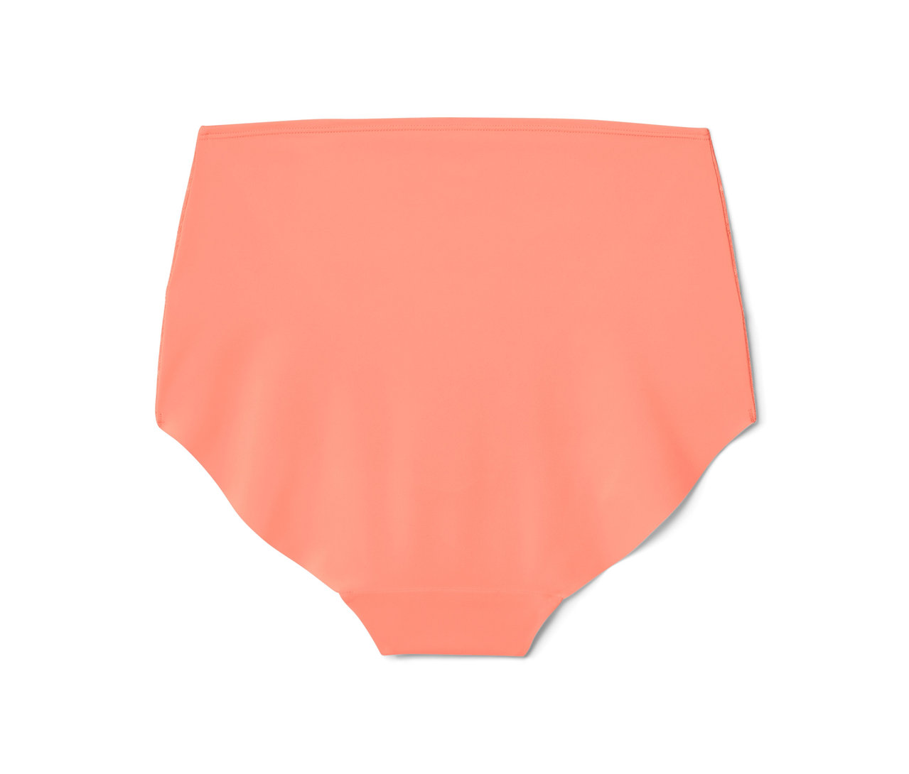 Nahaufnahme einer Highwaist-Panty in Papaya.