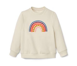 mit Regenbogen-Applikation