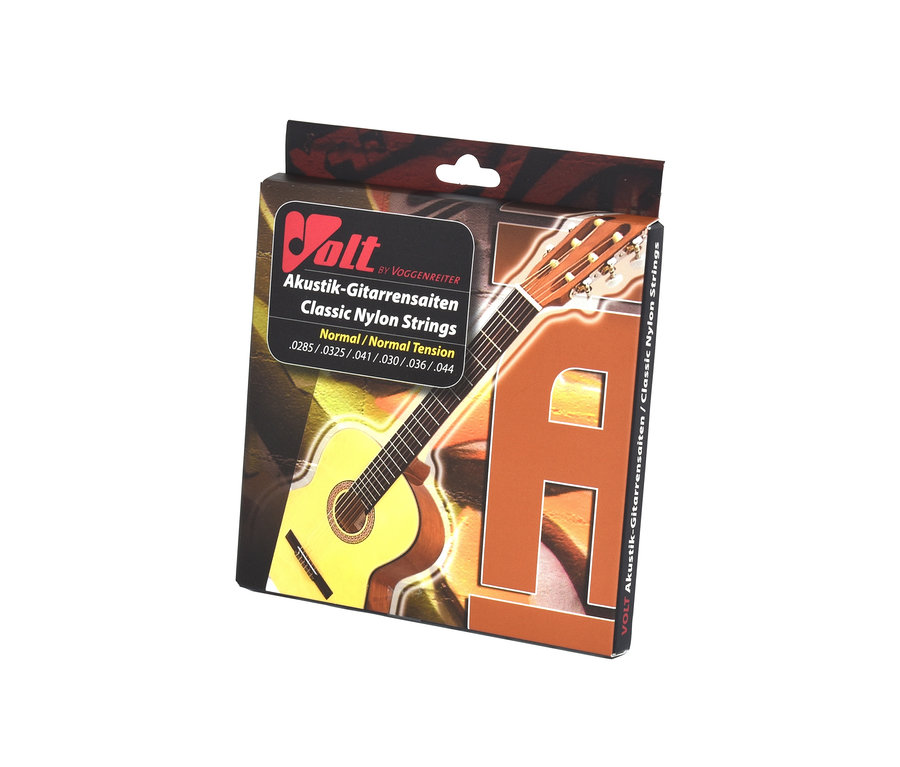 Packung Voggenreiter VOLT Akustik Gitarrensaiten Classic Nylon Strings.