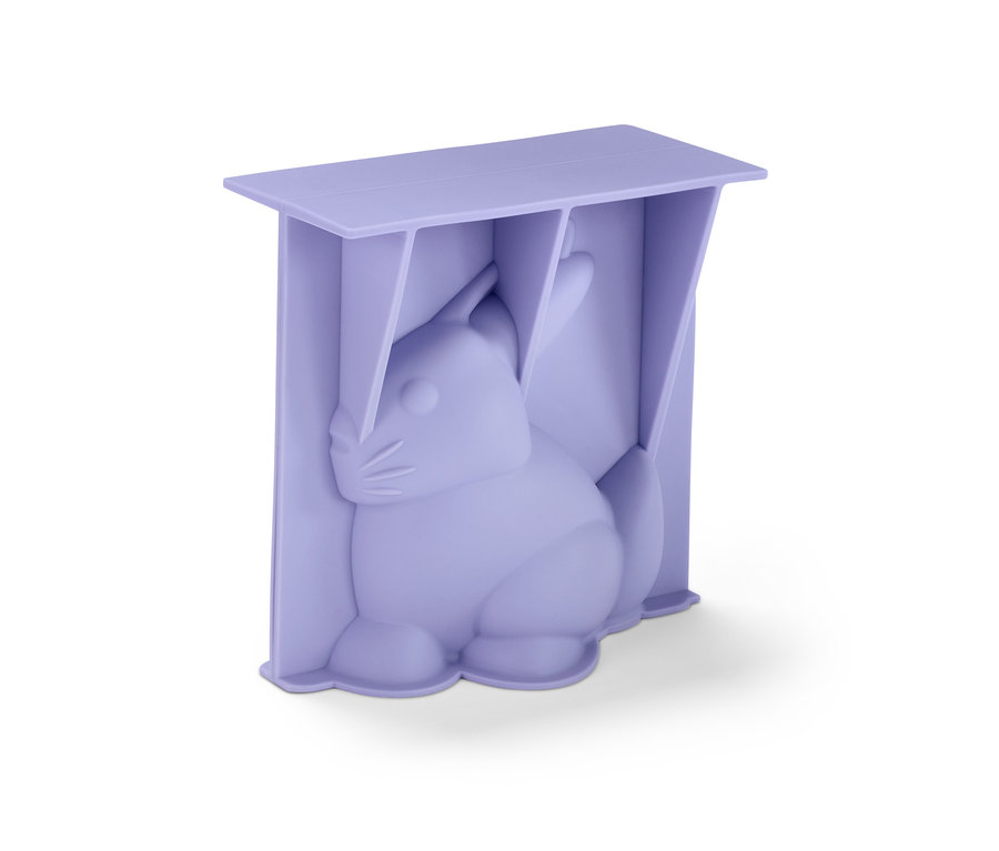 Lila Osterhasen-Backform.
