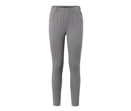 Graue Leggings in Jeansoptik.