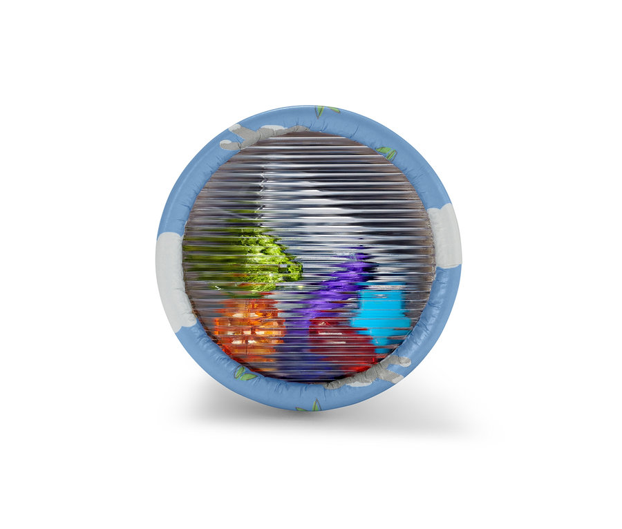 Detailaufnahme eines Kaleidoskops.