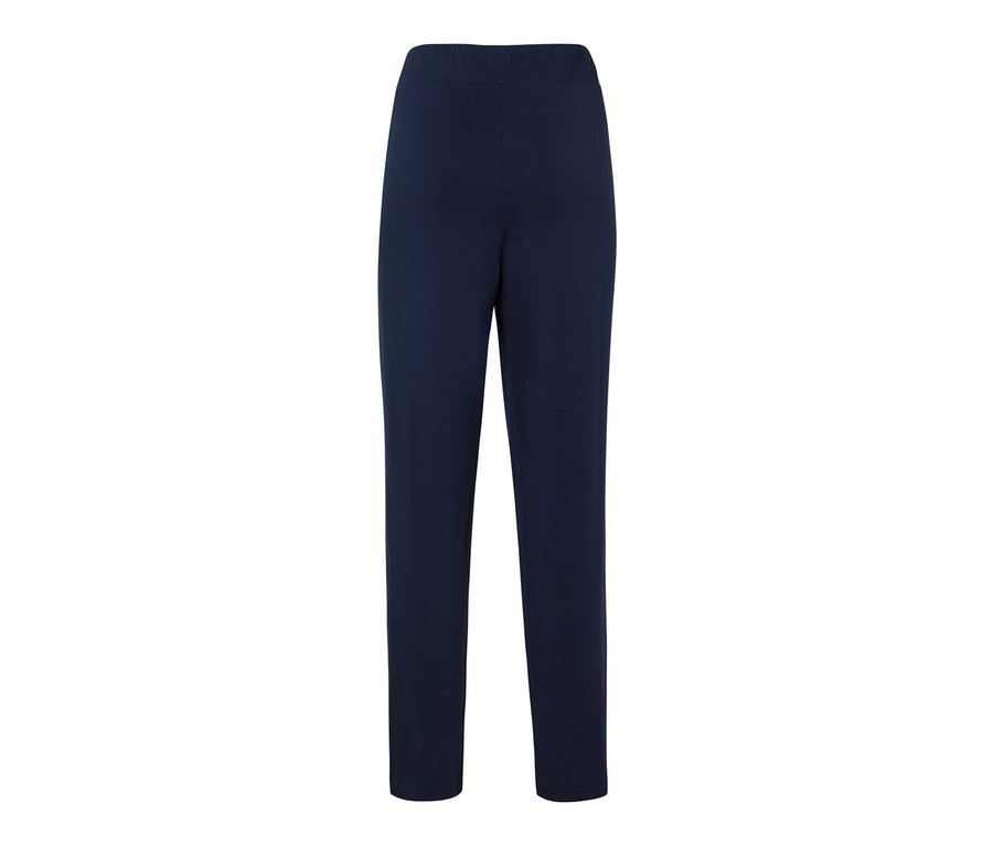 Dunkelblaue Jerseyhose.