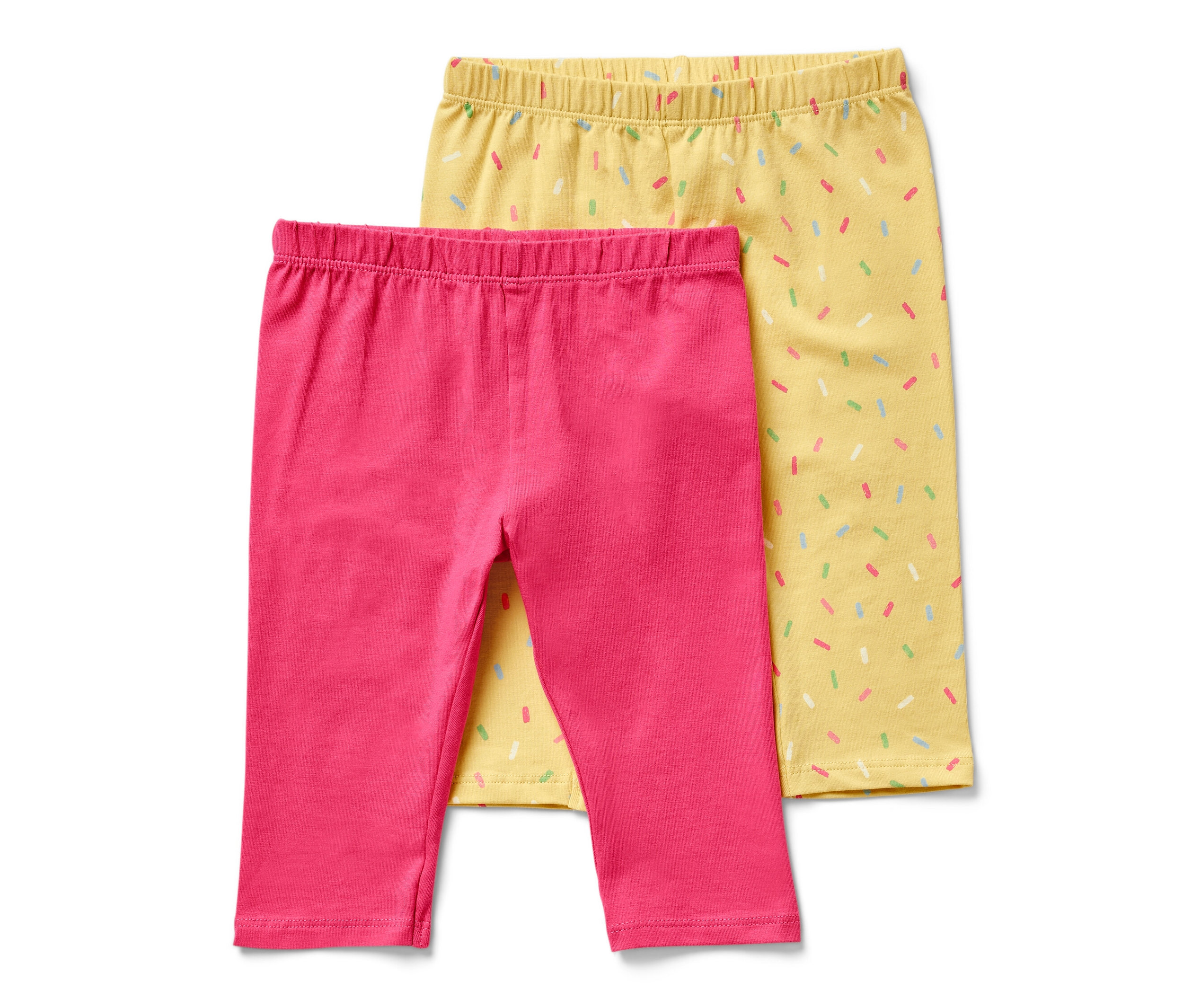 Tchibo - 2 ¾-Kinder-Leggings - Gr. 98/104 - gelb
