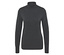 Feinstrick-Rollkragenpullover, grau meliert