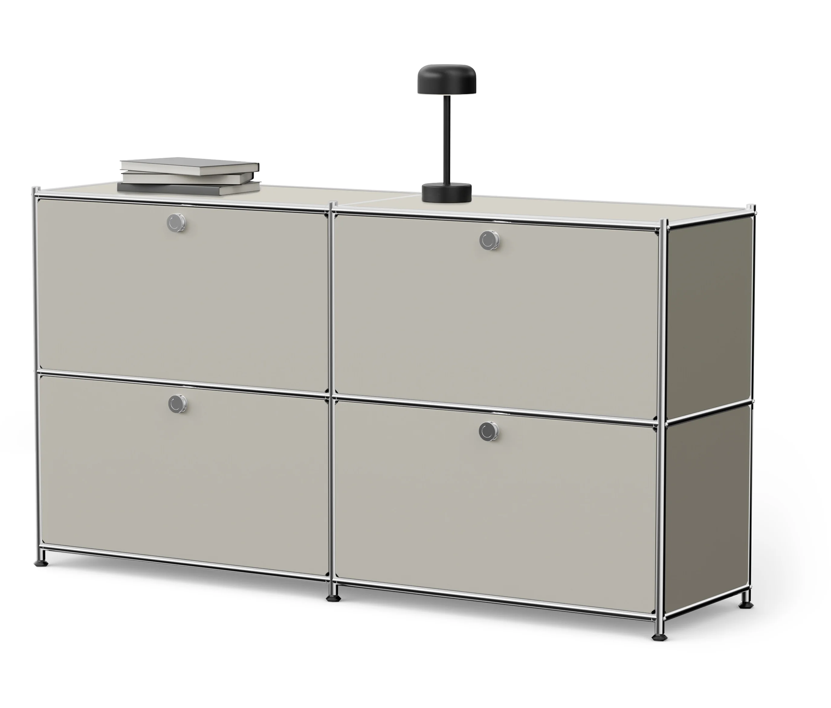 Tchibo - Sideboard Metall »Cn3« mit 4 Klappenfächern - 152x40x82,5cm - hellgrau - Stahl / Aluminium / Kunststoff. Tchibo - Sideboard Metall »Cn3« mit 4 Klappenfächern - 152x40x82,5cm - hellgrau - Stahl / Aluminium / Kunststof 60,5cm günstig Kaufen-Tchibo - Sideboard Metall »Cn3« mit 4 Klappenfächern - 152x40x82,5cm - hellgrau - Stahl / Aluminium / Kunststoff. Tchibo - Sideboard Metall »Cn3« mit 4 Klappenfächern - 152x40x82,5cm - hellgrau - Stahl / Aluminium / Kunststof