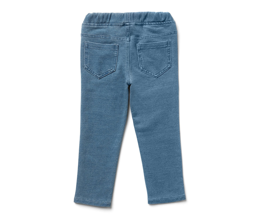Blaue Kinder-Jeggings – Fit »Mia« von hinten.
