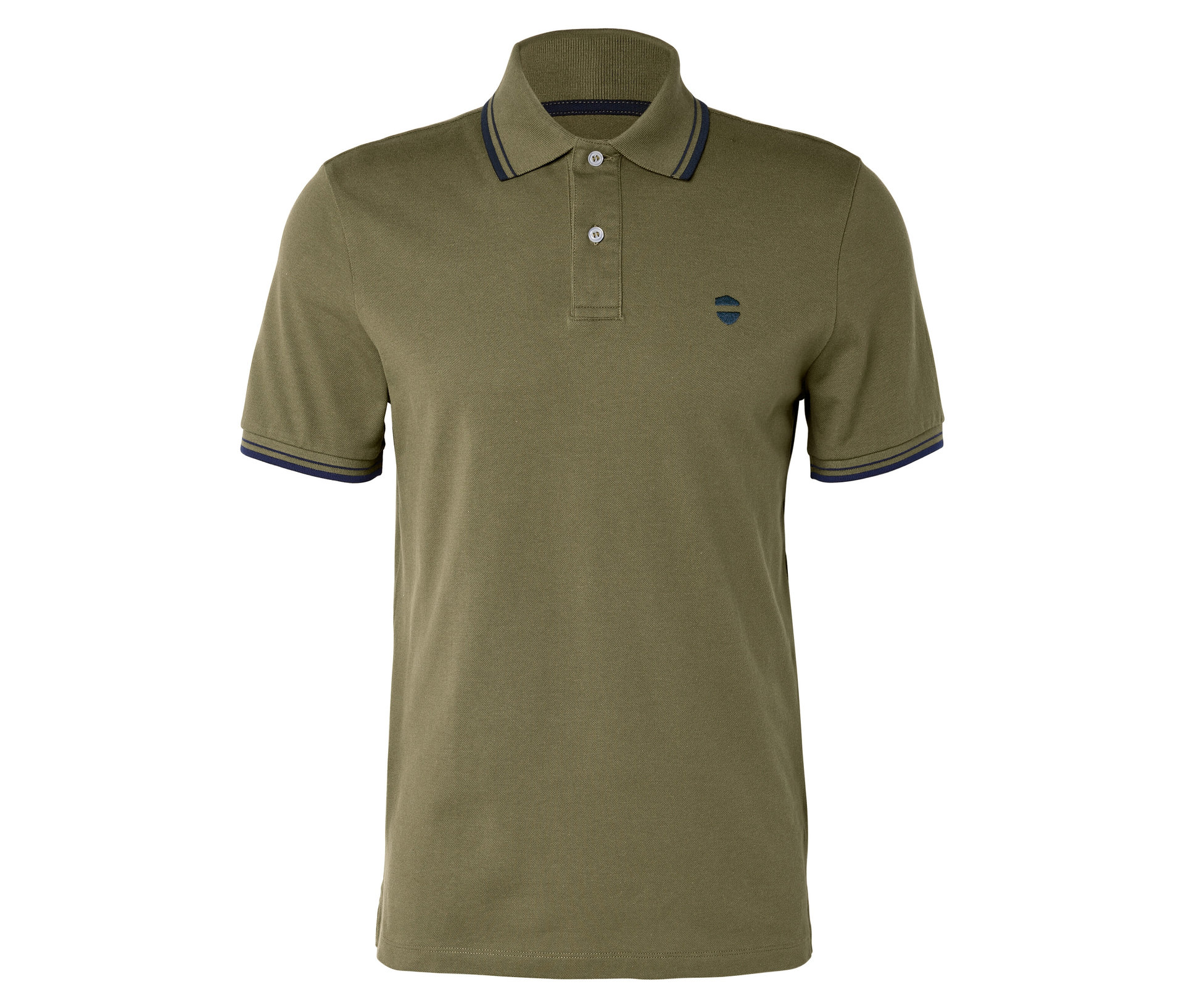 Piqué-Poloshirt - Herren - Gr. 4XL - khaki - khaki