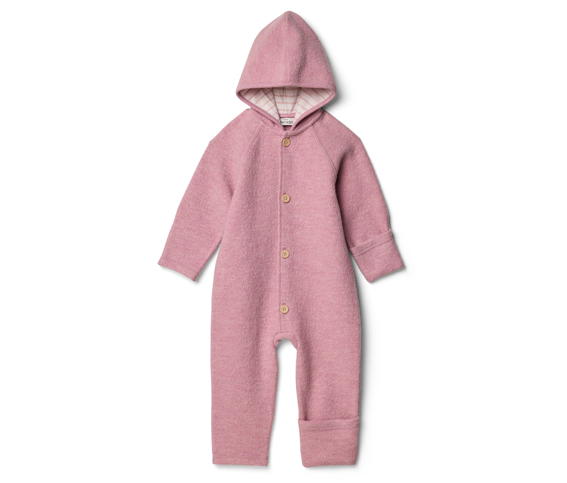 Tchibo - Baby-Walkoverall mit Merinowolle - Baby - Gr. 74/80 - weiß