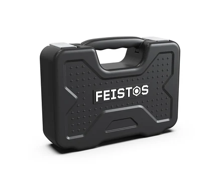 Ein schwarzer FEISTOS Werkzeugkoffer »Manos 82«.
