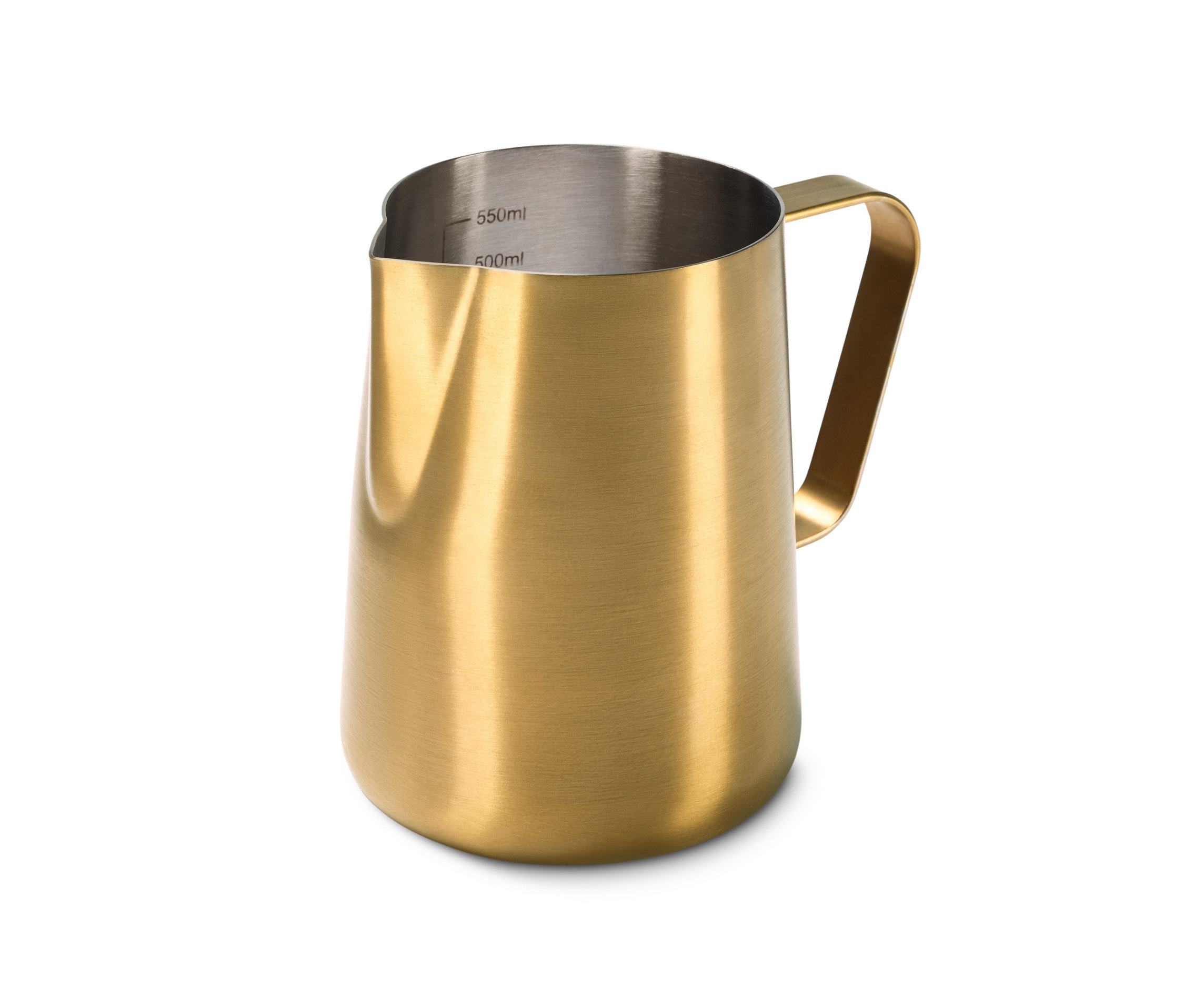 Goldfarbenes Milchkännchen, 600 ml.