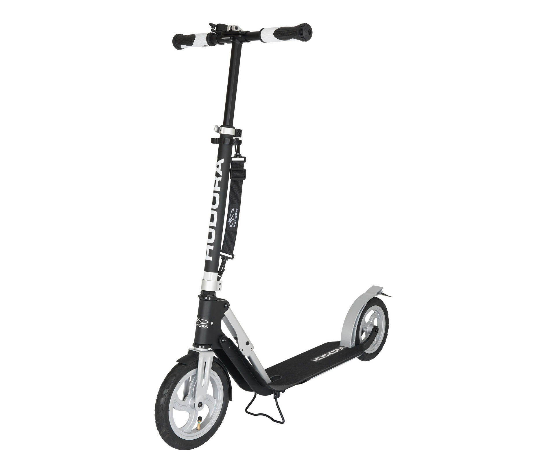 HUDORA-Scooter »BigWheel « Air 230 - silber - Stahl / Aluminium / Kunststoff