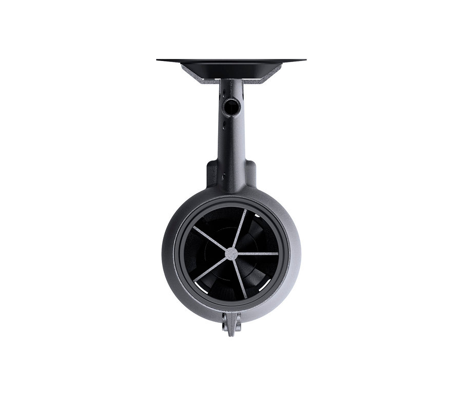 Grauer Motor »BlueDrive S Power Fin«.