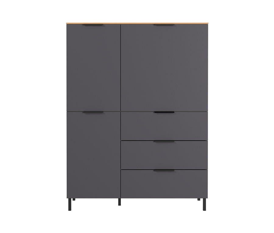 Highboard »CALIFORNIA«, graphit.