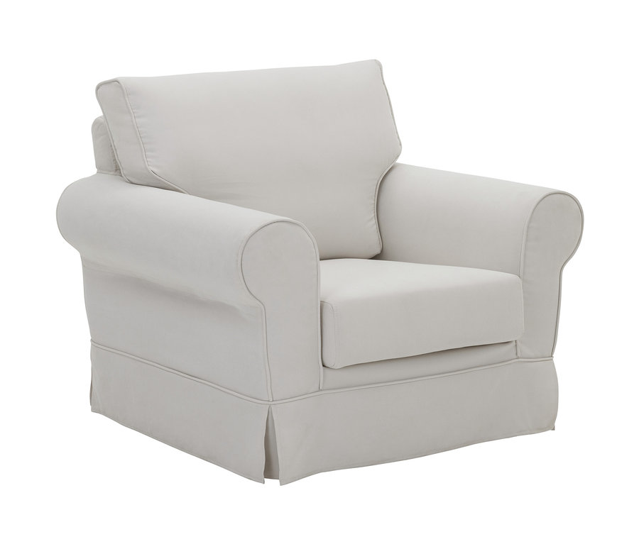 Cremefarbener Max Winzer®-Sessel »Hilde«.