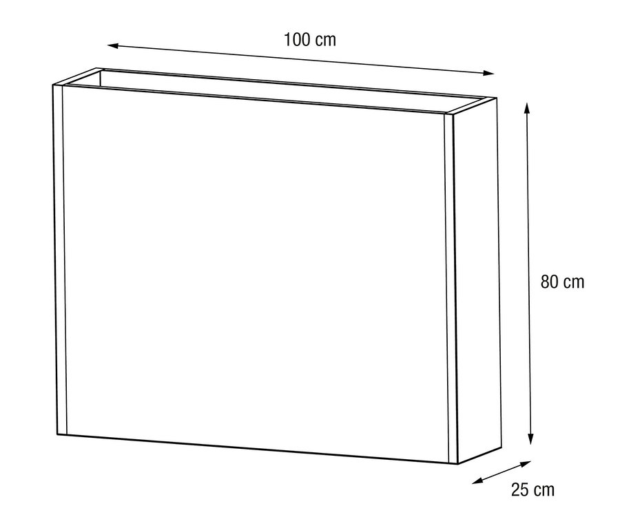 Abbildung des Herstera Garden Pflanzkastens »Divider«, ca. 100 x 80 x 25 cm.