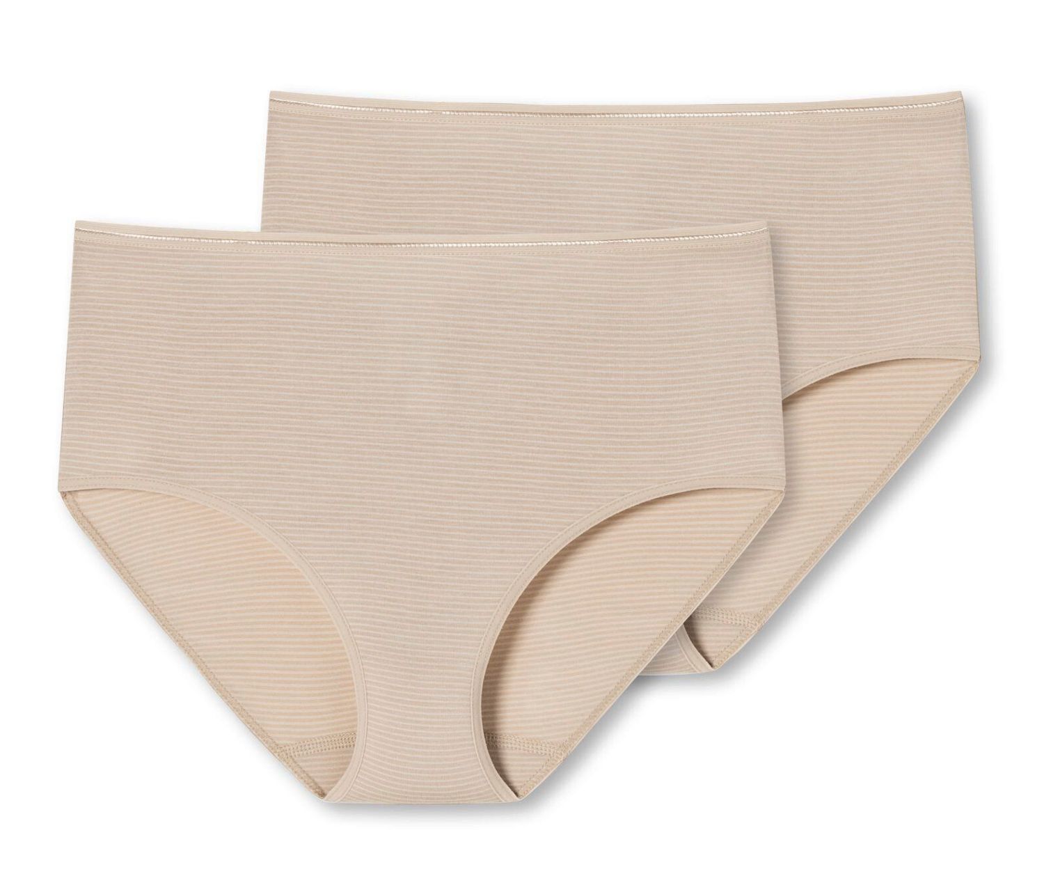 2 Schiesser Midislips mit Modal - Damen - Gr. 36 - braun